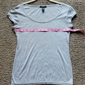 Alfani Medium Sparkly Silver Blouse